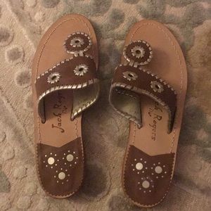 Brown Jack Rogers, great condition!